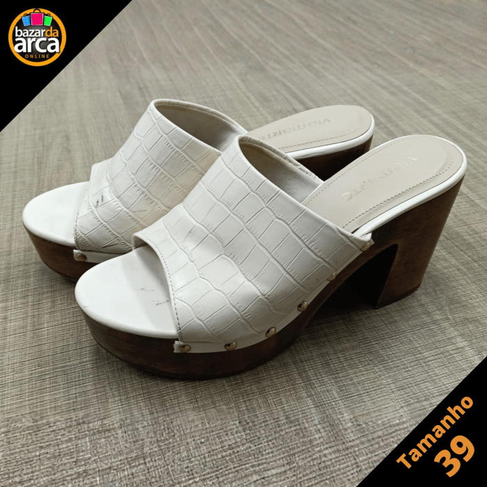Tamanco Branco- 39