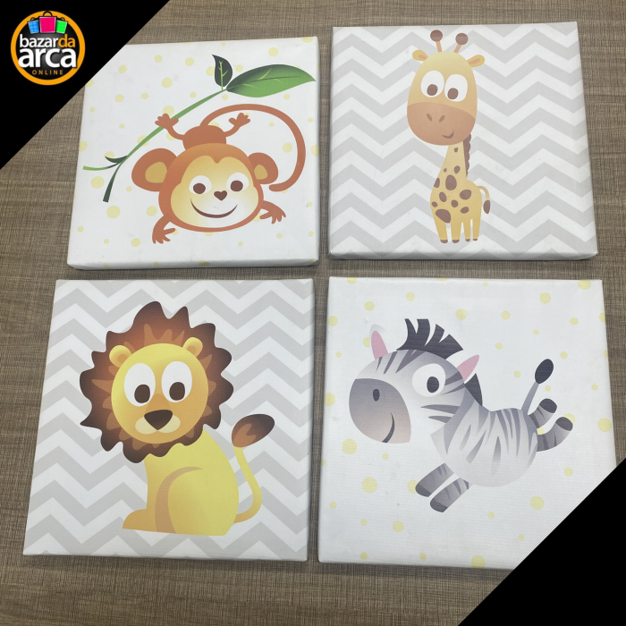 Quadrinhos Decorativos Animais
