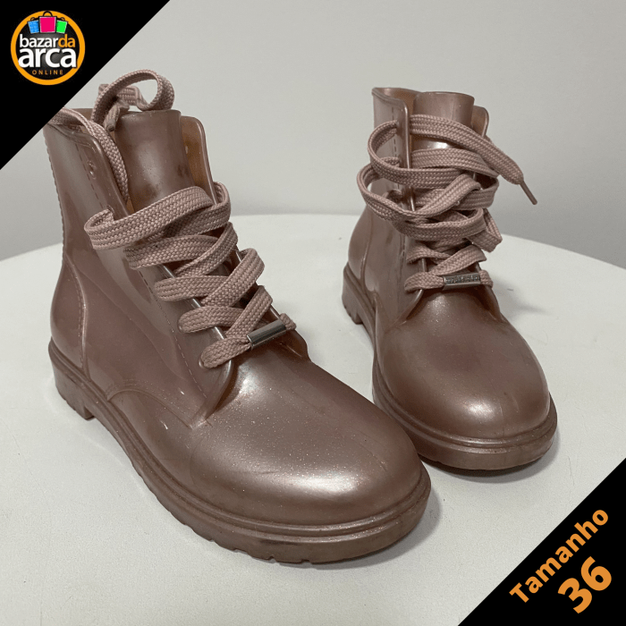 bota melissa rosa tam 35