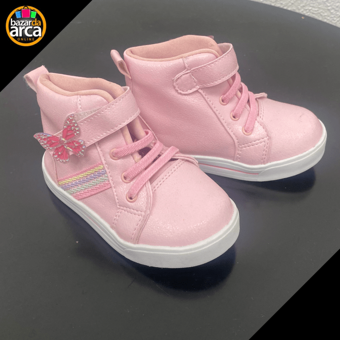 Tênis Rosa Infantil - 25