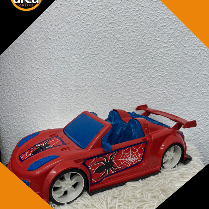 Carrinho Conversível Homem-Aranha Infantil