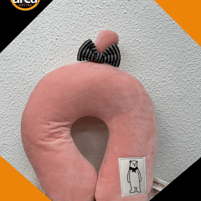 Almofada de Pescoço Rosa