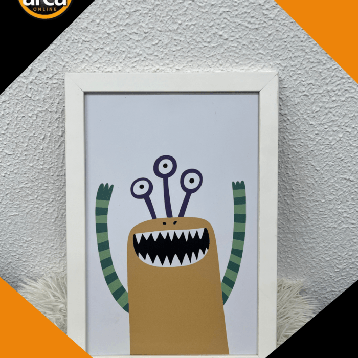 Quadro Decorativo Infantil Monstrinho