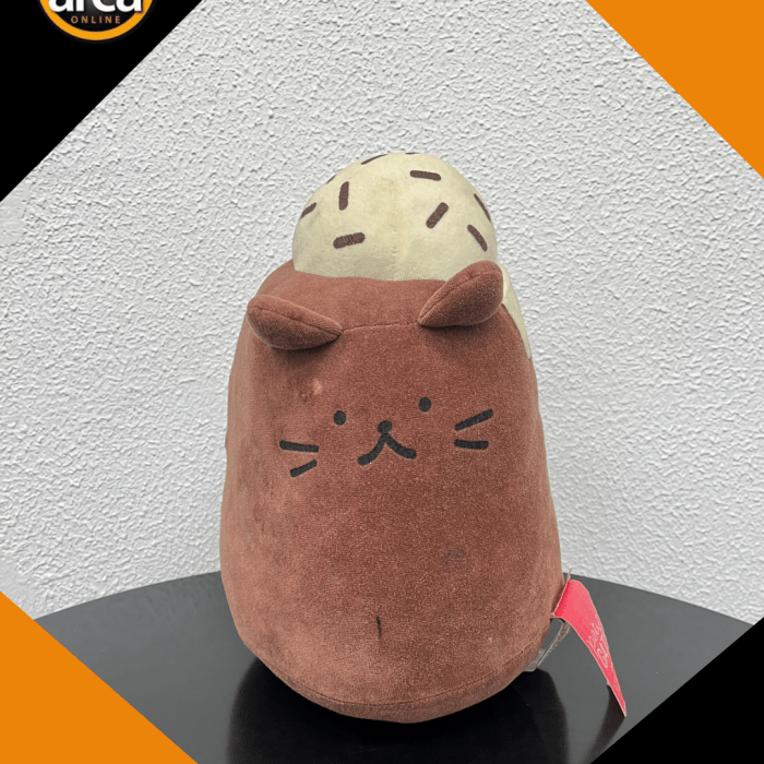 Pelúcia Gatinho Sorvete de Chocolate