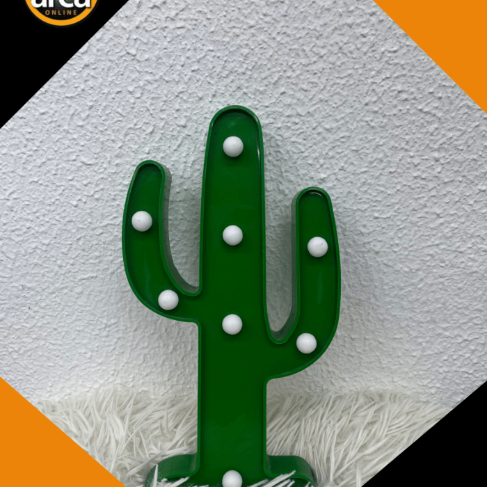Luminária Decorativa LED Cacto