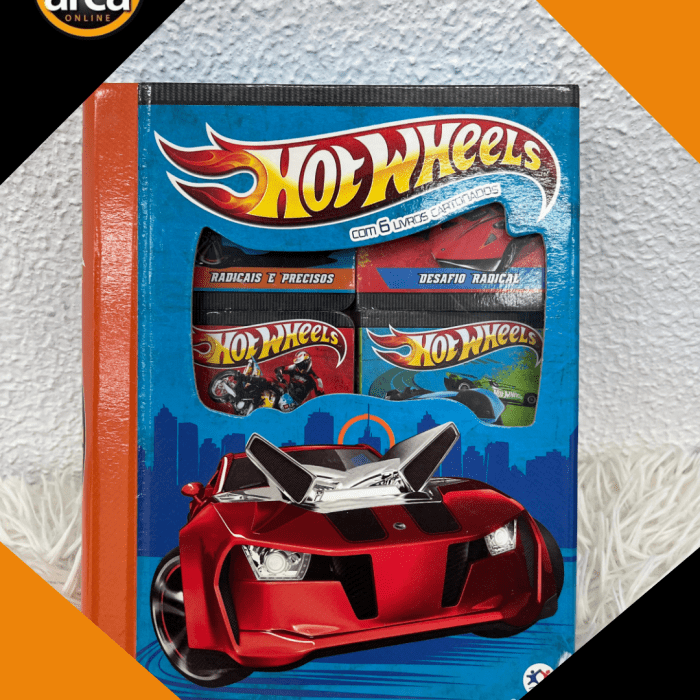 Livro Infantil Hot Wheels