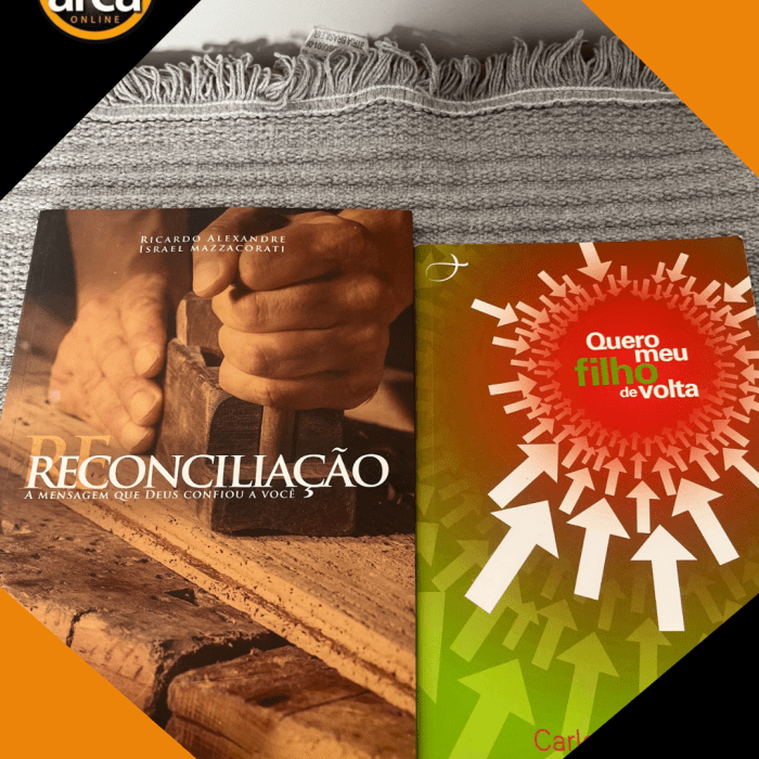 Kit com 2 Livros – Reconciliação + Quero Meu Filho de Volta