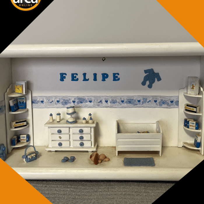 Miniatura de Quarto Infantil Artesanal – Felipe